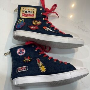 Gigi‎ Hadid x Tommy Hilfiger Denim High Top Sneaker Size 9